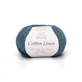 Пряжа Infinity Cotton Linen 6554 петроль