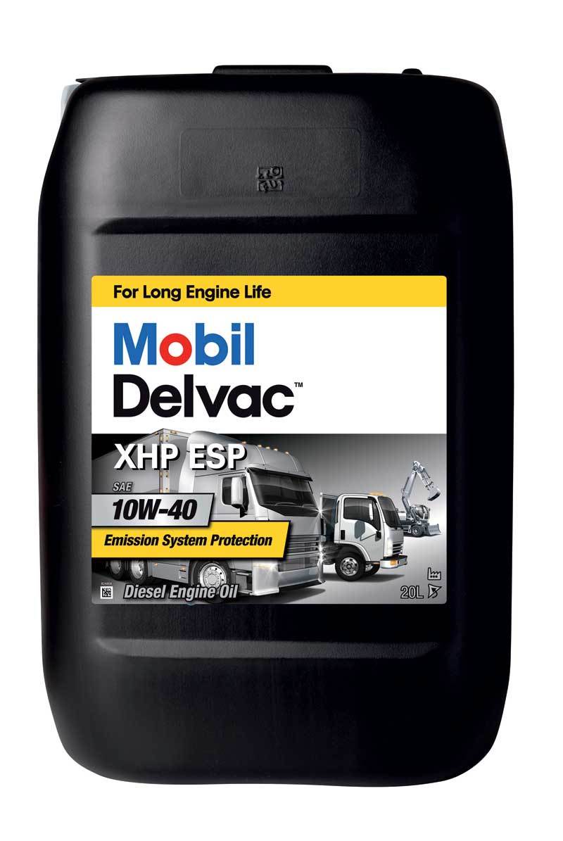Масло моторное MOBIL Delvac XHP ESP 10W-40 синтетическое 20 л