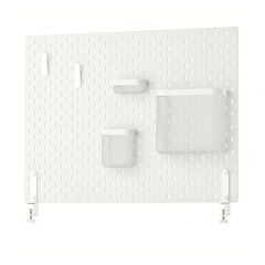 Перфорированная доска IKEA SKADIS (СКОДИС), Белый, 76х56 см