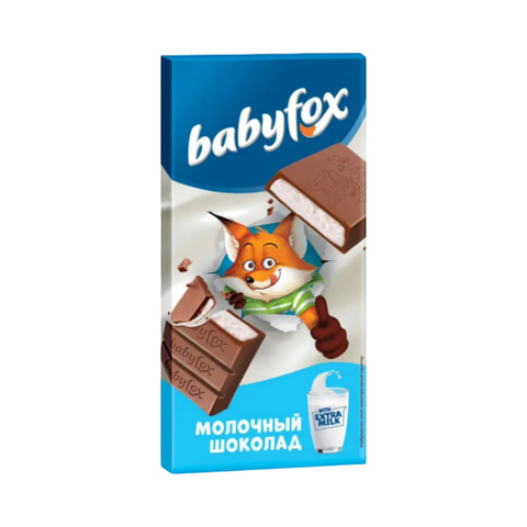 Шоколад БэбиФокс молочный 90гр