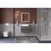 BelBagno KRAFT-700-2C-SO-GSO База под раковину подвесная с фрезерованными ручками по всей длине фасада с двумя выкатн. ящ., Темно-Серый Мат.,700x455x500
