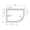 Cezares Tray TRAY-A-RH-120/90-550-15-W-R Душевой поддон 120x90, цвет: белый