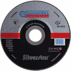 Отрезной диск по металлу Silverstar 230x2,5x22,23 AS40 Sonnenflex 00253