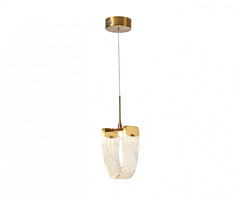 08065-1A,36 Подвес Иста латунь w12*12 h32-200 Led 5W (3000K). ТМ Kink Light