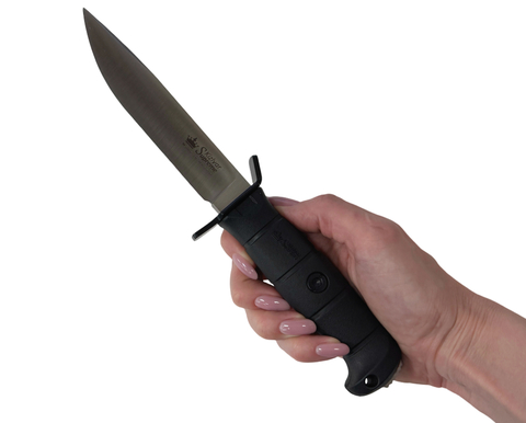 Нож тактический Combat, сталь VG-10 (Cryo) Convex, Satin, Kizlyar Supreme, 4610094298304