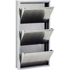Полка для обуви Caruso 3 Silver brushed