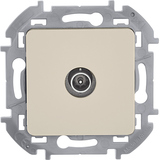 Розетка TV (телевизионная) - Legrand Inspiria - проходная - слоновая кость — фото 1