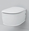 ArtCeram Azuley AZA001 01 72 Крышка с сиденьем для унитаза, цвет: белый, бронза