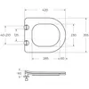 BelBagno Uno BB7006CHR/SC Унитаз подвесной безободковый, с сиденьем дюропласт, цвет: белый
