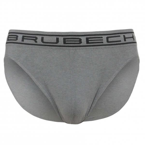 Мужские трусы слипы Brubeck Comfort Cotton серые - 3