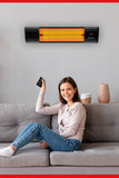 Карбоновый обогреватель настенный Luxeva LXV 2500-HRS Black