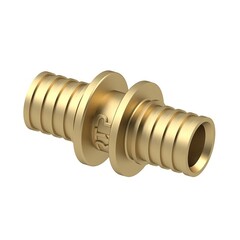 Муфта латунная для PEX-PEX 25-25, под надвижную гильзу, РосТурПласт