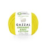 Пряжа Gazzal Organic Baby Cotton 420 мимоза