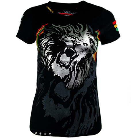 Rebel Spirit | Футболка женская GSSK75 перед со львом