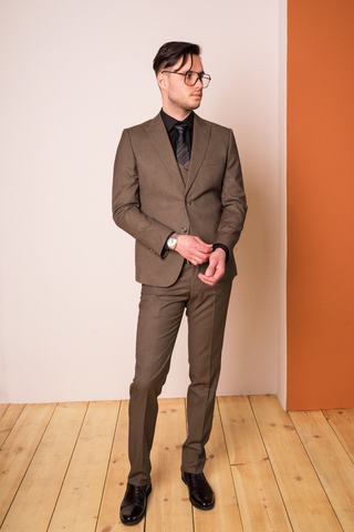 Костюм мужской - тройка Slim Fit Cesare Mariano 11/129
