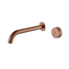 Boheme Tech 158/2-CB Смеситель автоматический для раковины из стены на 2 отв., цвет: брашированная медь фото