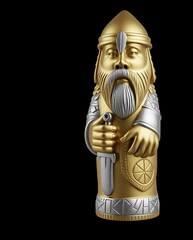 Силиконовый молд Бог Перун ( серия Славянские боги )