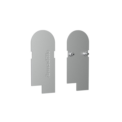Декоративная накладка ARMADILLO для скрытой петли U3D2400 (DOOR) SC мат.хром /65357/ (2шт)