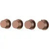 Boheme 124-T-5-BRB.1 Смеситель встроенный с термостатом STICK DIAMOND BRUSHED BRONZE 5-проходной