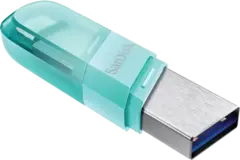 Флеш-накопитель SanDisk 128GB iXpand USB 3.1/Lightning морозная мята