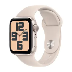 Умные часы Apple Watch SE 2 (2024) GPS, 40mm, Starlight Aluminium Case with Sport Band S/M, Starlight (Сияющая звезда)