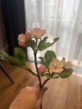 Ветка яблони из холодного фарфора ручной работы — фото 3