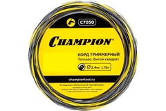 ЗИП Корд триммер (леска) 2,4мм, 15м Champion витой квадрат