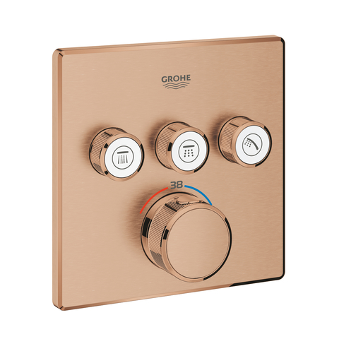 GROHE Grohtherm SmartControl 29126DL0 Термостат для душа встраиваемый на 3 потребителя