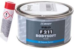 Шпатлевка полиэфирная + отвердитель 8г BodySoft (0.38кг)