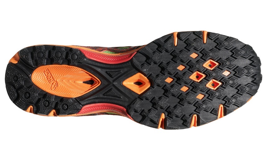 Asics Gel-Fuji Fell Racer Мужские кроссовки внедорожники зеленые - 2