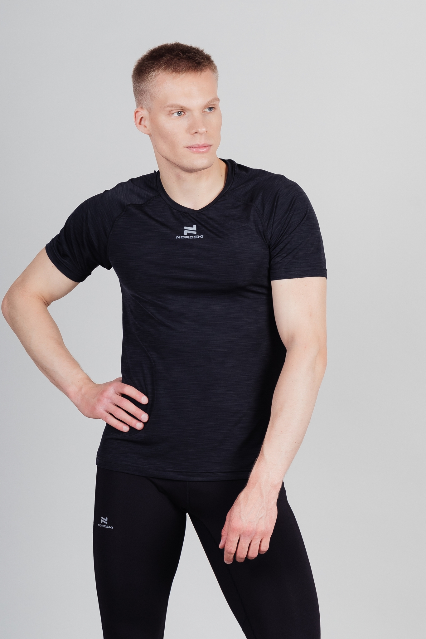Мужской комплект для тренировок Nordski Pro black-lime green - 3