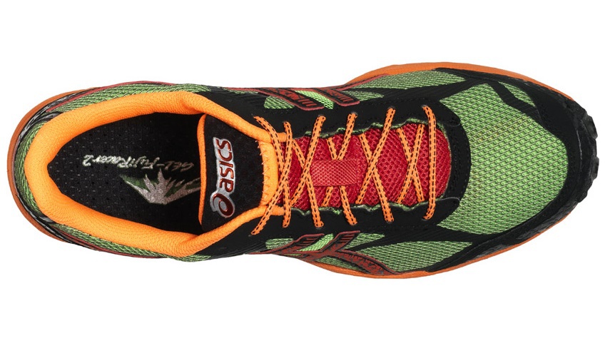 Asics Gel-Fuji Fell Racer Мужские кроссовки внедорожники зеленые - 3