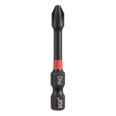 Бита PH2 х50мм Impact(ударная) S2 1шт SGS 6350-PH2-IB