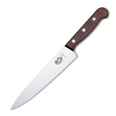 Фото Кухонный нож Victorinox, сталь X55CrMo14, рукоять палисандр, коричневый