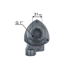 Корпус насоса водяного QUATTRO ELEMENTI Giardino 801 Ci (910-133-01)