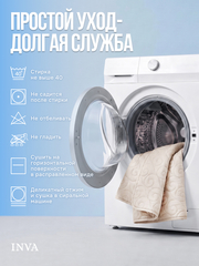 Наперник на молнии стеганый 50х70 см чехол для подушки 1 шт