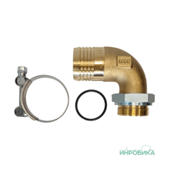 Фитинг всасывающий "GOLD" 1 1/2"X T.60 (68-73) угловой 90° 15510000654