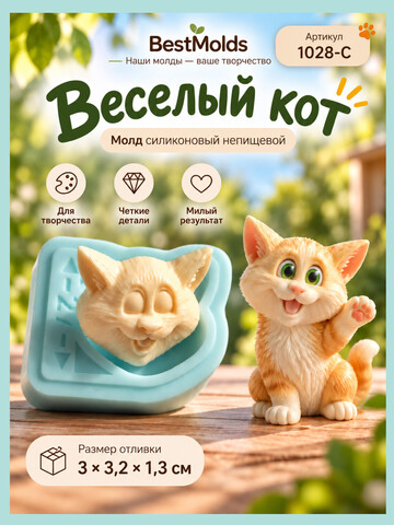 1028-С Молд силиконовый для создания кукол 
