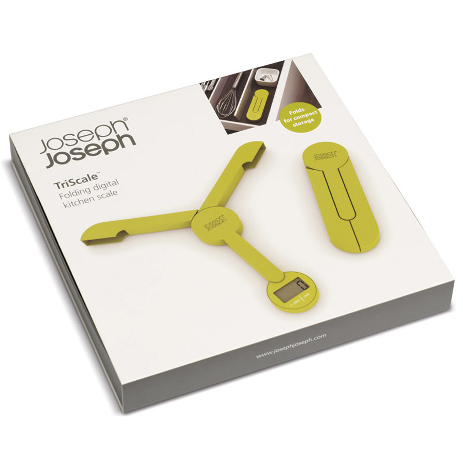 Весы кухонные складные triscale Joseph Joseph (зеленые)