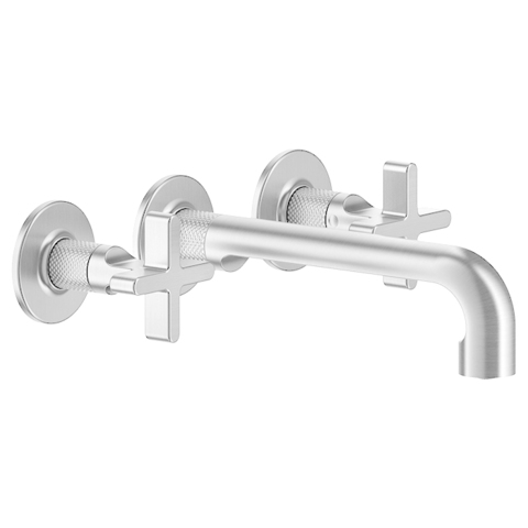 Gessi Inciso 58190#031 Встраиваемый смеситель для раковины на 3 отверстия с изливом 210-190мм (внешние части), цвет: хром