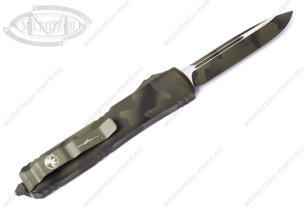 Нож Microtech Ultratech 121-1OCS Olive Camo Signature