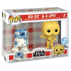 Funko POP! Star Wars Retro Reimagined R2-D2 and C-3PO (Exc) 2PK