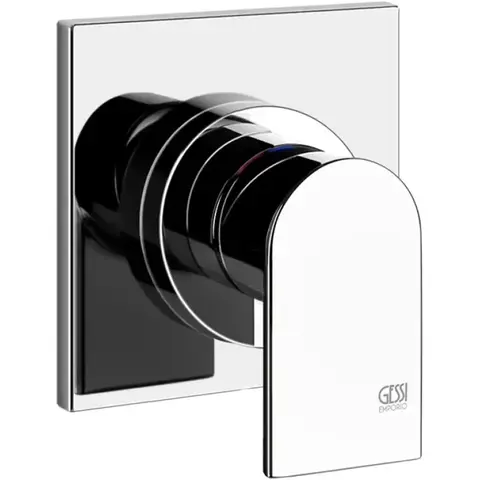 Gessi Emporio Via manzoni 38722#031 Внешние части для настенного смесителя на 1 позицию, цвет: Chrome