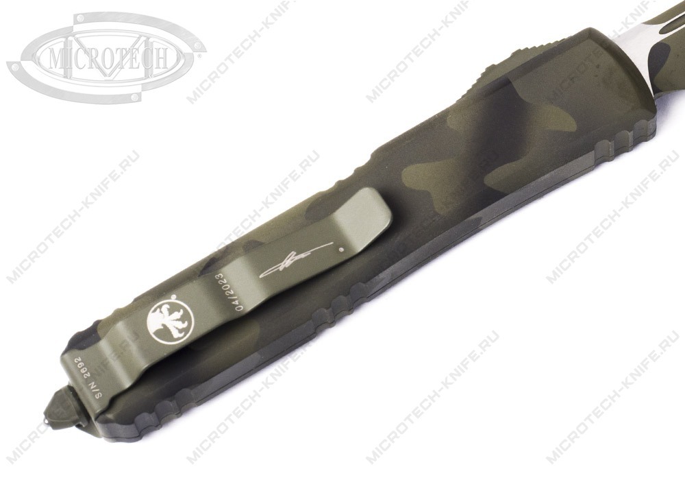 Нож Microtech Ultratech 121-1OCS Olive Camo Signature