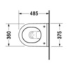 Duravit Starck 3 2227090000 Чаша унитаза подвесного