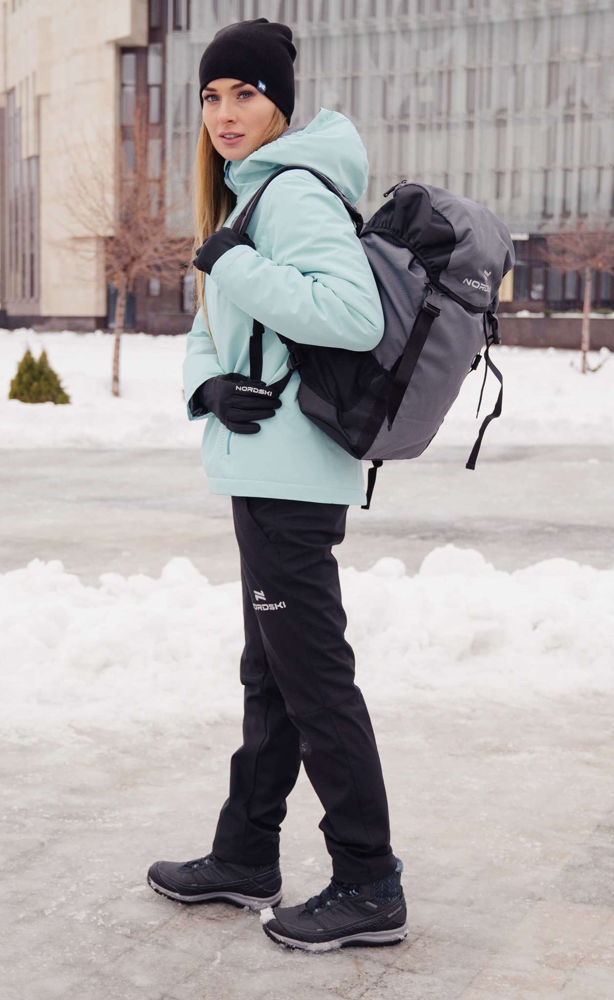Nordski Urban утепленный костюм женский sky - 3