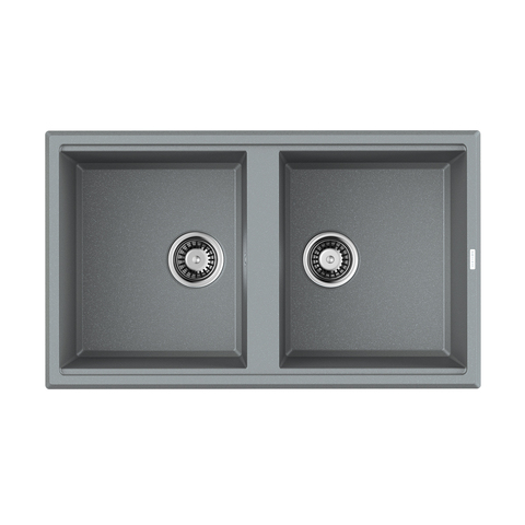 Omoikiri Tedori 86-2-GR 4993572 Кухонная мойка Tetogranit/leningrad grey