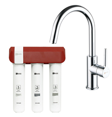 Lemark LM3073C086 Комплект Lemark: Смеситель LM3073C для кухни + Фильтр для очистки жесткой воды OPTIMA, защита от нак фото