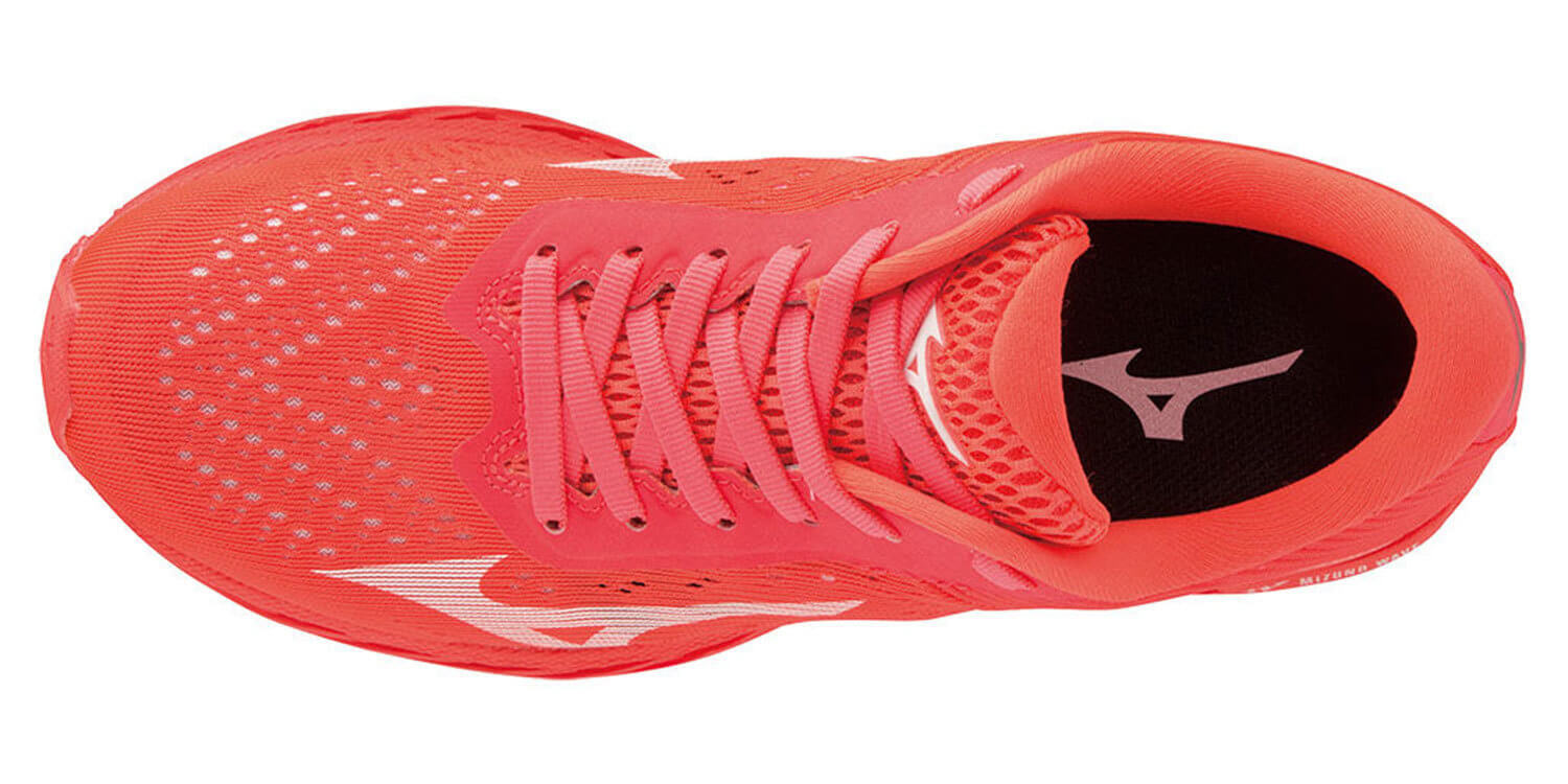 Mizuno Wave Shadow 3 беговые кроссовки женские коралловые - 3