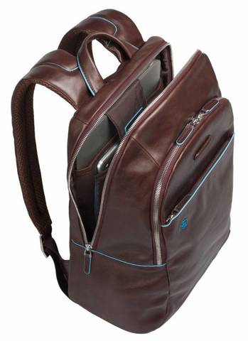 Рюкзак унисекс Piquadro Blue Square, коричневый, кожа натуральная (CA3214B2/MO)
